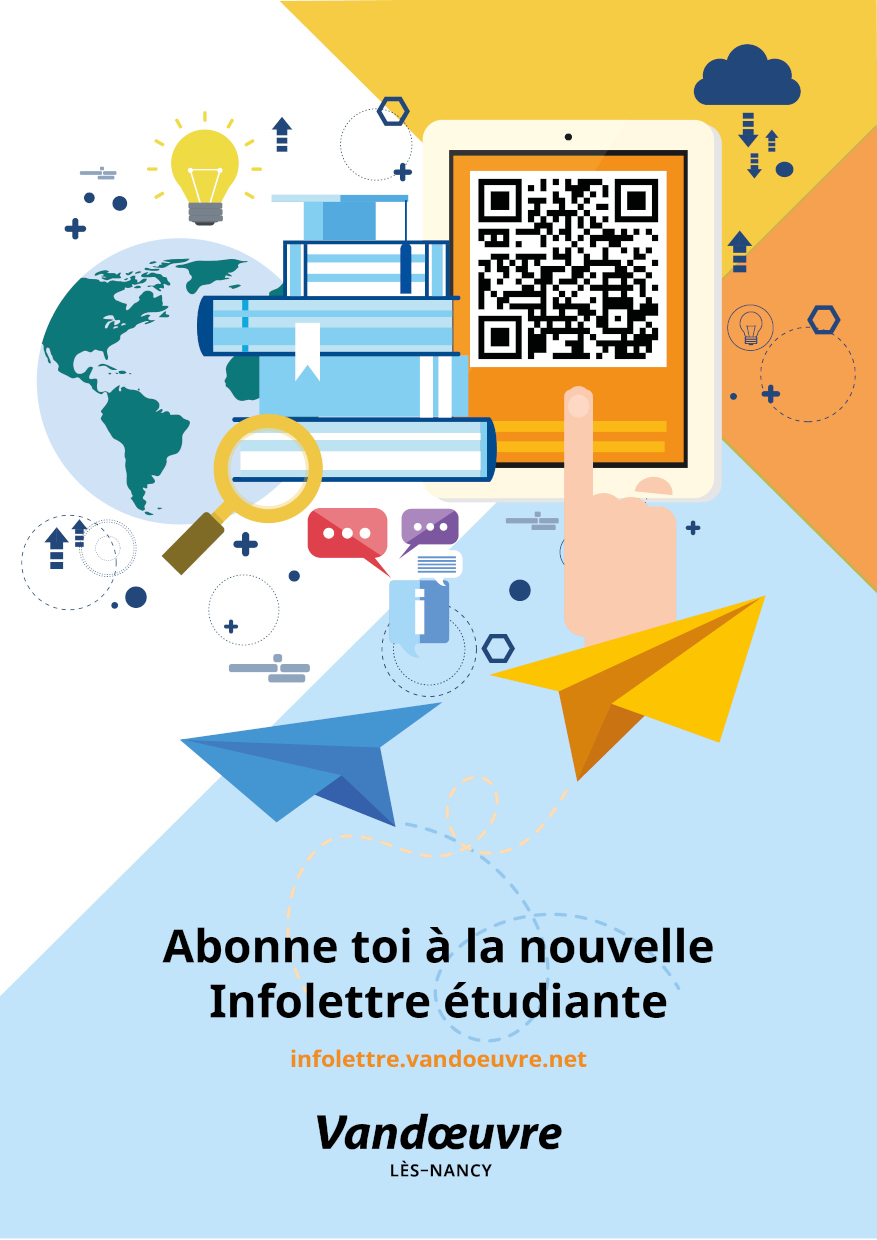 Affiche de l'infolettre étudiante