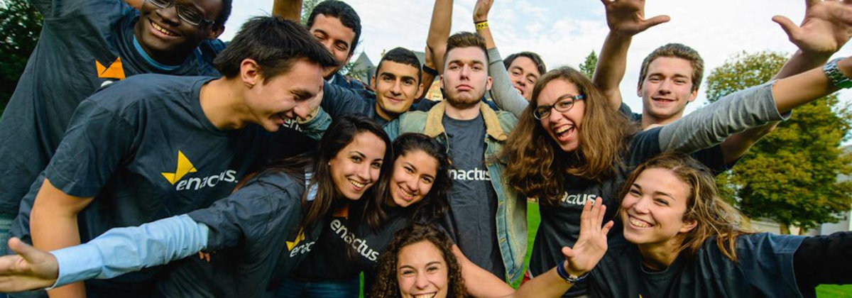 Des étudiants engagés avec Enactus